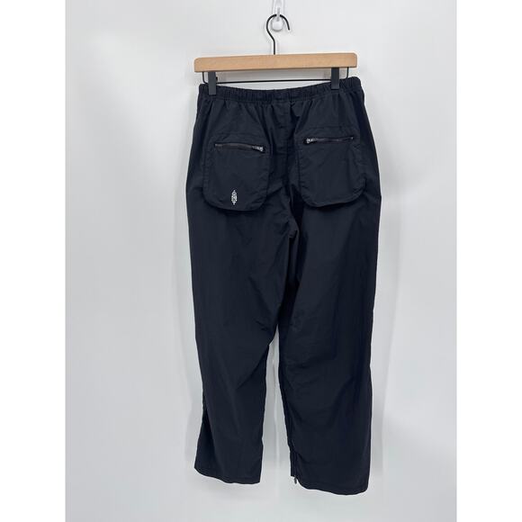 Free People Fly By Night Cargo Pants Relaxed Mid Rise Black Size Small Trailcore - Picture 6 of 10